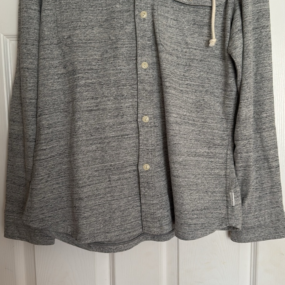 American Eagle Gray Button Down S - image 3